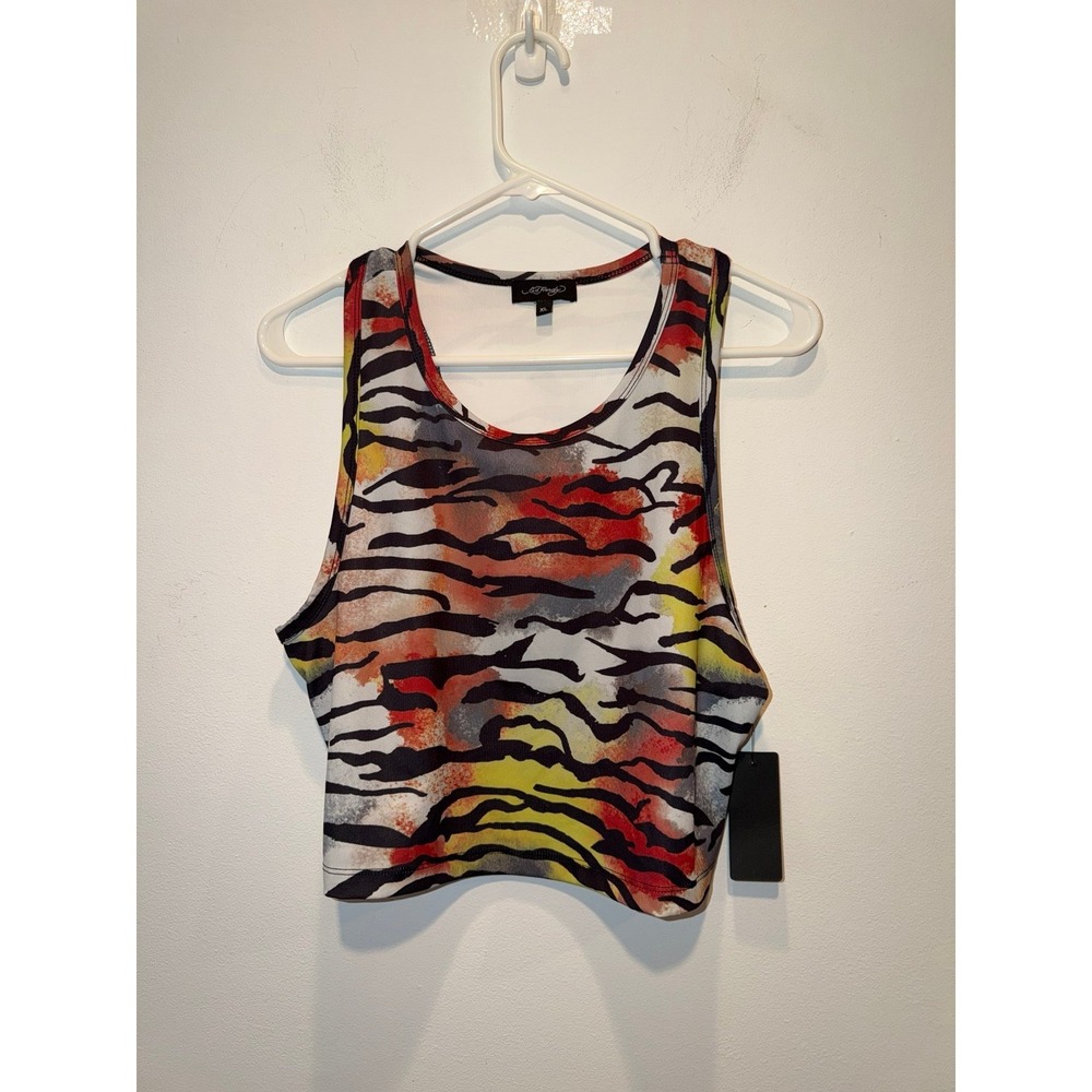 Ed Hardy Womens Cropped Tank Top. Size XL (NWTS)